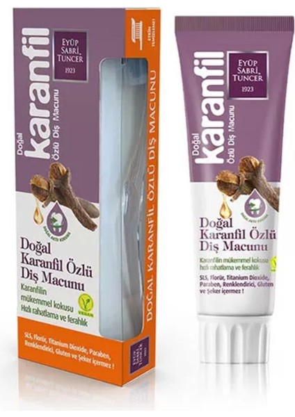 Diş Macunu 75 ml Doğal İçerikli Karanfil Aromalı Güçlendirici Tam Koruma modelleri