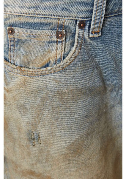 Mavi Super Baggy-Fit Jean - %100 Pamuk - Rahat ve Şık Tasarım fırsatları