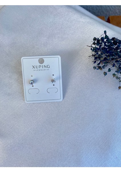 Xuping Tek Taş Küpe (Küçük Boy)