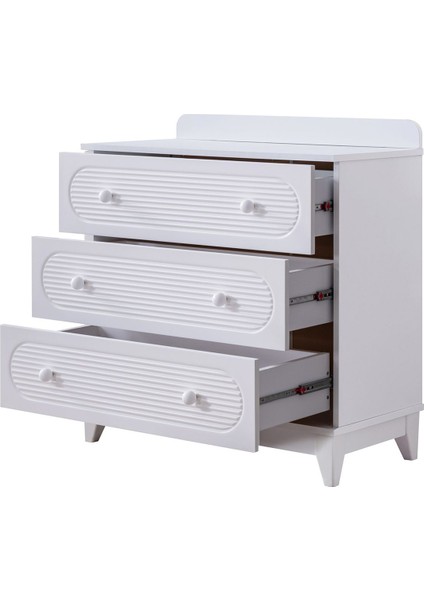 Şifonyer, Perla 3 Çekmeceli Şifonyer - Beyaz fırsatları