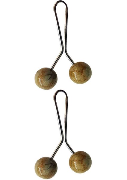 2 Adet Tesettür Eşarp ve Şal Klipsi Hardal