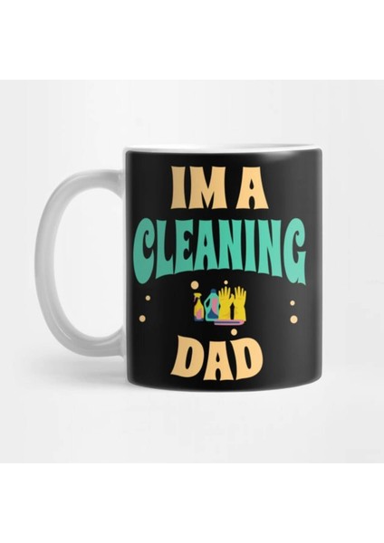 Ev Işi Yapan Babaya Özel Renkli Kupa Bardak, Sevgi Dolu Hediye