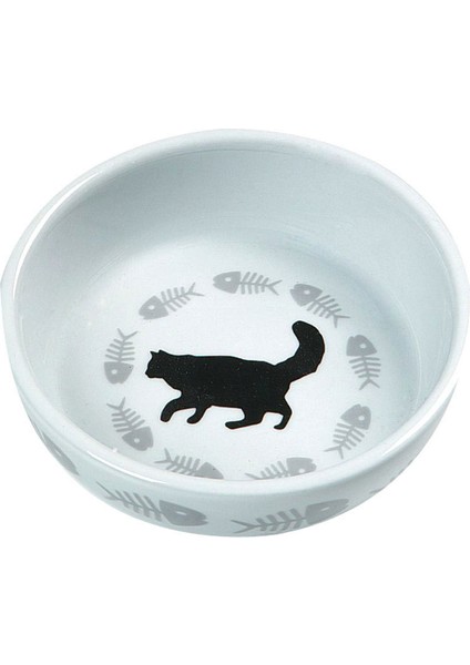 Karlıe Seramik Kedi Mama Kabı 220ML Sptgl