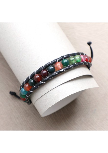 Çakra Doğaltaş Çelik Tel Örgülü Makrome Bileklik 31832B5D4 modelleri