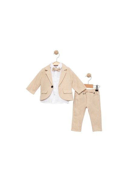 Papyonlu Ceketli Erkek Bebek Takım