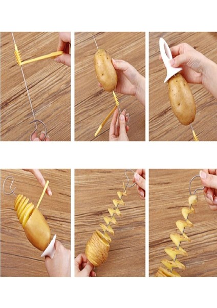 Şekilli Patates ve Salatalık Cips Yapım Seti, Pratik ve Eğlenceli Mutfak Aracı fırsatları