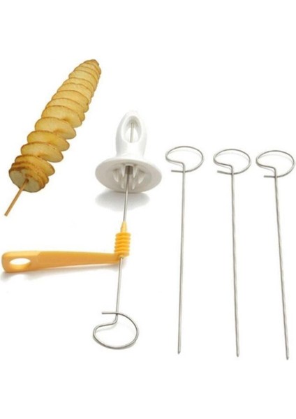 Şekilli Patates ve Salatalık Cips Yapım Seti, Pratik ve Eğlenceli Mutfak Aracı indirimleri