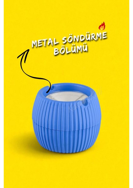 4'lü Set Kokusuz Metal Kapaklı Tombik Küllük modelleri