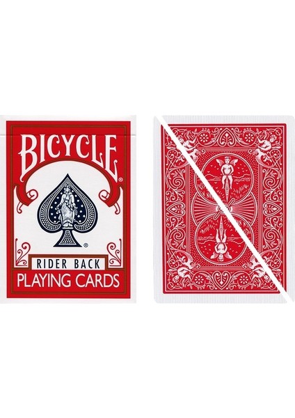 Split Pop Eyed Popper Deck (Red) Kırmızı Hileli Oyun Kağıdı Iskambil Kartları Destesi