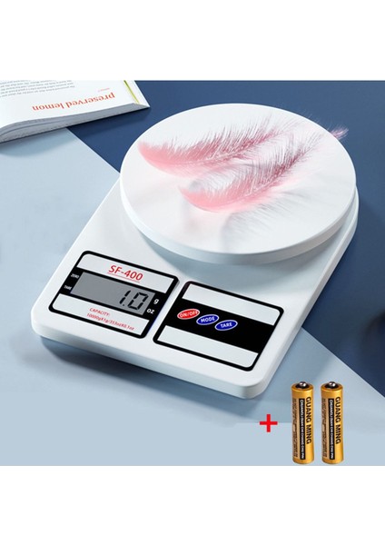 Dijital Hassas Mutfak Tartısı 10 Kg, LCD Ekranlı, Beyaz, Kullanışlı ve Güvenilir fiyatları