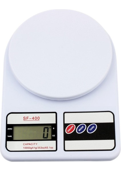 Dijital Hassas Mutfak Tartısı 10 Kg, LCD Ekranlı, Beyaz, Kullanışlı ve Güvenilir fırsatları
