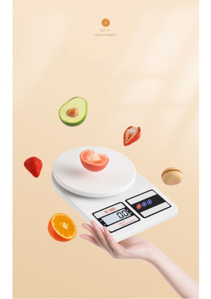 Dijital Hassas Mutfak Tartısı 10 Kg, LCD Ekranlı, Beyaz, Kullanışlı ve Güvenilir indirimleri