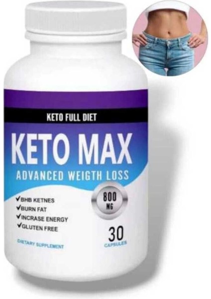 Keto Max Diyyet Destekleyici Bitkisel Takviye 30'lu