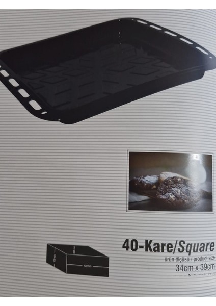 Emaye Dikdörtgen Tepsi 40 cm (39 cm x 40 cm) fiyatları