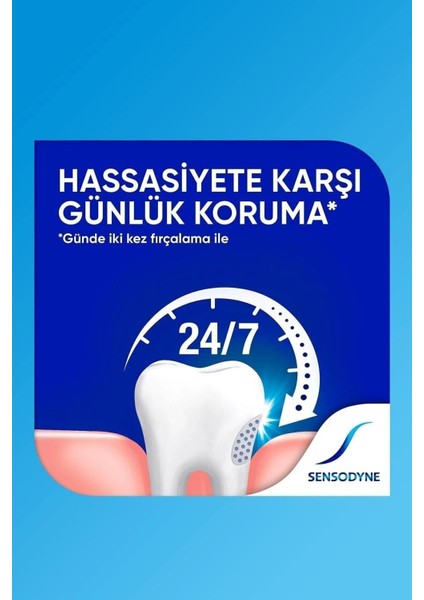 Beyazlatıcı Diş Macunu 75 ml Nane Aromalı Hassasiyet ve Çürük Önleyici Günlük Koruma