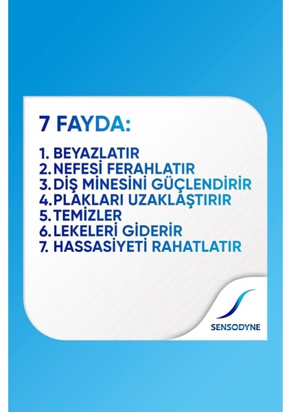 Beyazlatıcı Diş Macunu 75 ml Nane Aromalı Hassasiyet ve Çürük Önleyici Günlük Koruma fırsatları