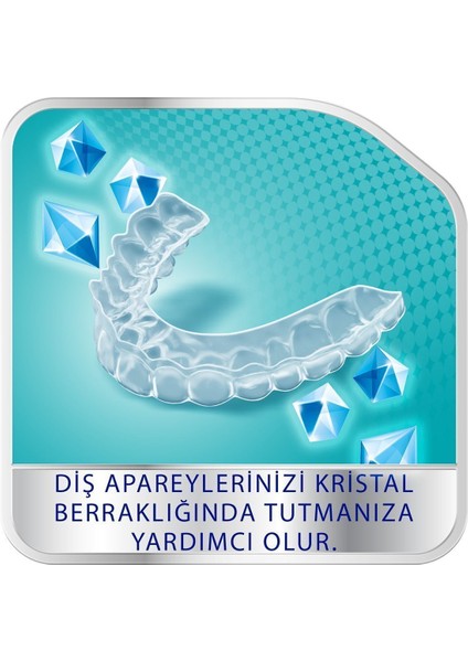 Diş Protezi Temizleme Tabletleri - Günlük Etkili Temizlik, 60 Adet, Ferah Aroma fiyatları