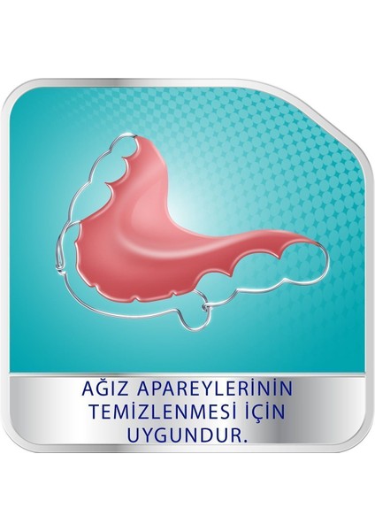 Diş Protezi Temizleme Tabletleri - Günlük Etkili Temizlik, 60 Adet, Ferah Aroma fırsatları