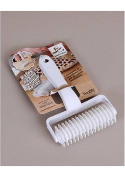 Rulo Tipi Döndürmeli Hamur Kesici, Kafes Şekli Verir, Pratik ve Kullanışlı