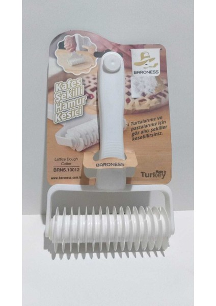 Pratik Kafes Şekilli Hamur Kesici, 1 Adet, Kolay Kullanım, Şık Tasarım