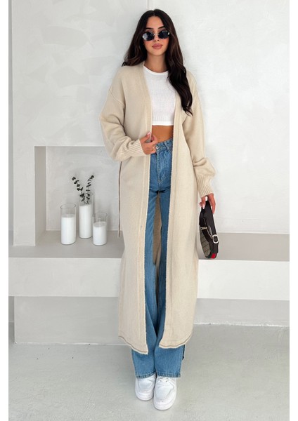 Kadın Uzun Açık Trençkot – Astarsız, Modern & Şehirli Stil