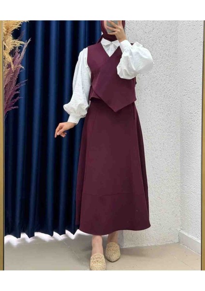 Safir Yelekli Etekli Takım Tesettür Alt Üst Takim fiyatları