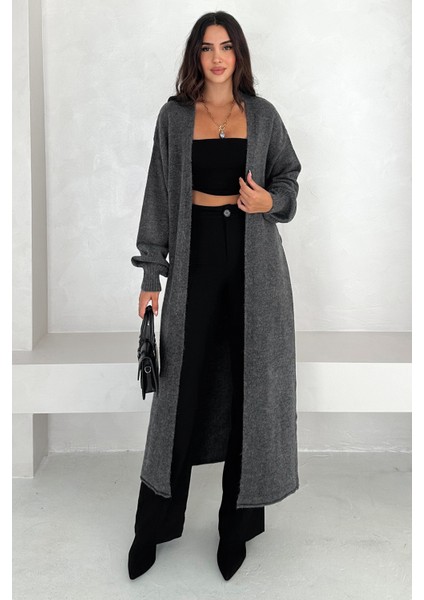 Kadın Uzun Açık Trençkot – Astarsız, Modern & Şehirli Stil