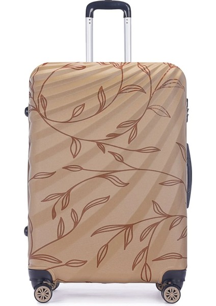 WX-300 Yaprak Baskılı Büyük Boy Valiz / Seyahat Bavulu fiyatları