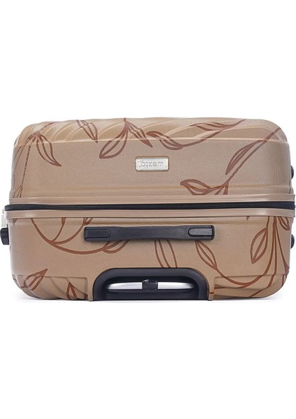 WX-300 Yaprak Baskılı Büyük Boy Valiz / Seyahat Bavulu