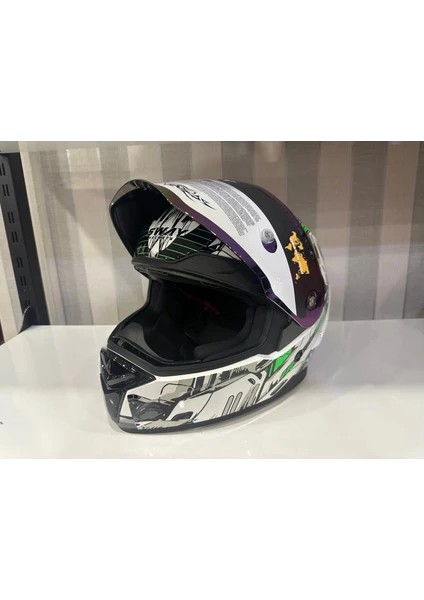 Kask Sway Sw 850 Whıte/green Full Face modelleri