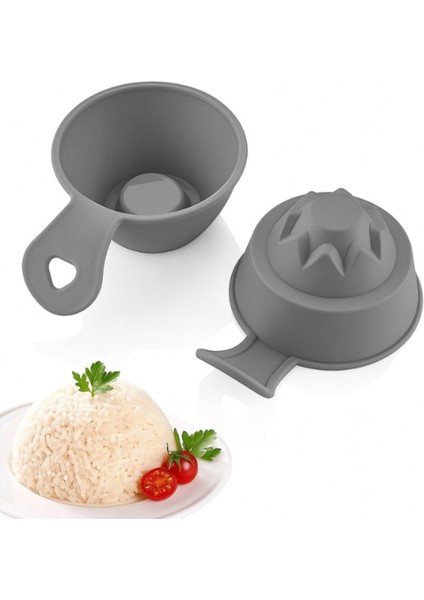 Pratik Pilav ve Helva Şekillendirici Set, 2 Farklı Model, Kolay ve Şık Kullanım