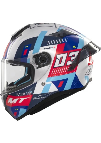 Kask mt Helmets Targo S D7 Mavi Sergio Garcıa modelleri