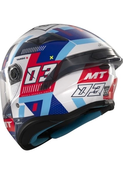 Kask mt Helmets Targo S D7 Mavi Sergio Garcıa fırsatları