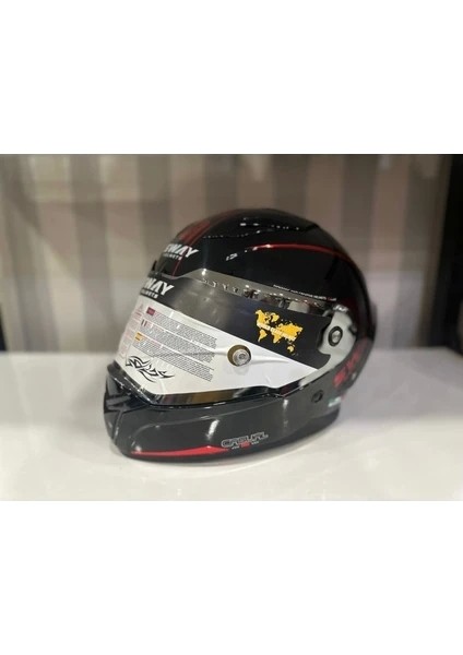 Kask Sway Sw 850 Black/red Full Face modelleri