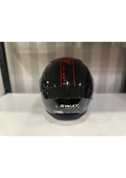 Kask Sway Sw 850 Black/red Full Face indirimleri