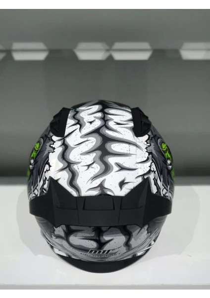 Mts Kask Mts Pro 801 Zombi Güneş Gözlüklü Grey/whıte/yellow fırsatları