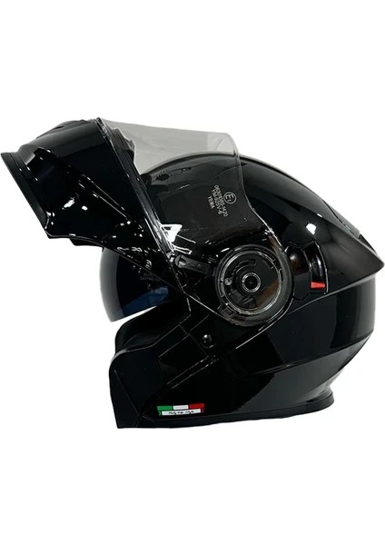 Kask Sway 926 Parlak Siyah Çene Açılır fırsatları