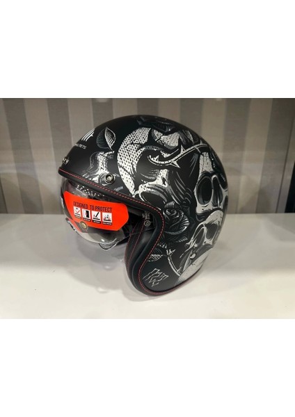 Kask mt Lemans 2 Sv Breakout B2 Mat Şeffaf Vizörlü