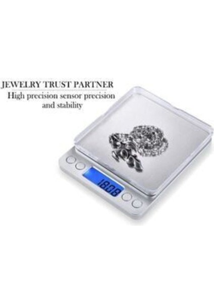 Mini Dijital Hassas Tartı, Mutfak ve Kuyumcu Terazisi, 2000 Gr, Gri fiyatları