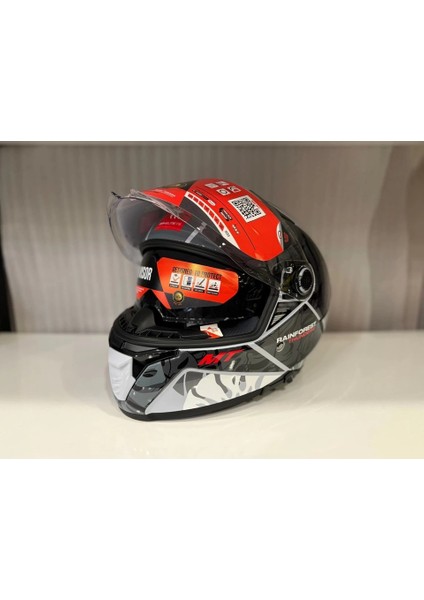 Kask mt Thunder 4 Sv Raınforest C2 Parlak Gri