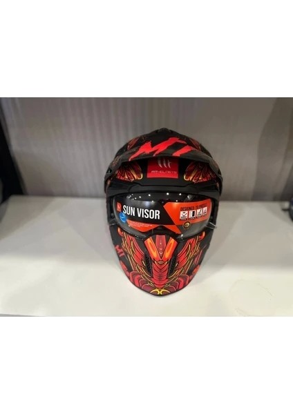 Kask mt Streetfighter Sv S Hellish B5 Mat Turuncu fiyatları