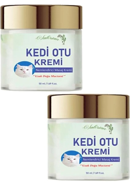 Kedi Otu Sızı Agri Dindirci Masaj Bakım Kremi 50ML 2 Adet