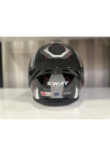 Kask Sway Sw 850 Black/whıte Full Face indirimleri