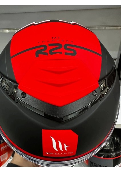 Kask mt Thunder 4 Sv R25 B5 Mat Siyah/kırmızı fırsatları