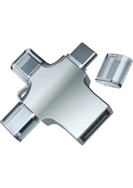 Lightning Type-C Micro To USB 3.0 Bellek Okuyucu Adaptör - CZ59