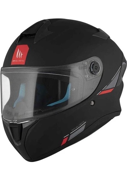 mt Targo S Solid A1 Mat Kapalı Kask