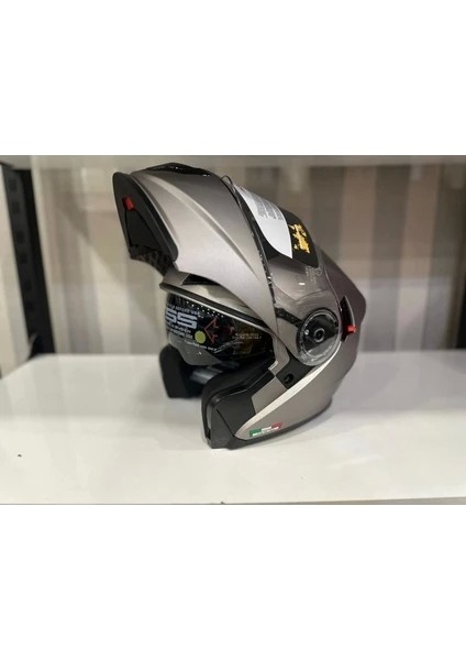 Kask Sway 926 Mat Titanyum Çene Açılır modelleri