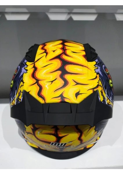 Mts Kask Mts Pro 801 Zombi Güneş Gözlüklü Orange/blue fırsatları