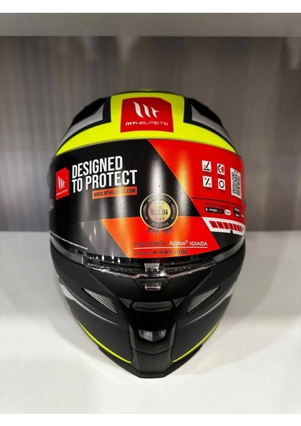 Kask mt Revenge 2 S Hatax C3 Mat Yellow