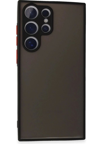 Newface Samsung Galaxy S24 Ultra Kılıf Montreal Silikon Kapak - Siyah